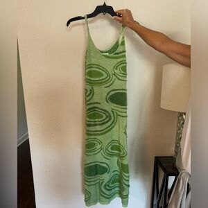 House of Sunny green Hockney dress